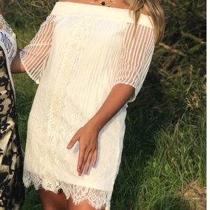 Off the shoulder summer dress